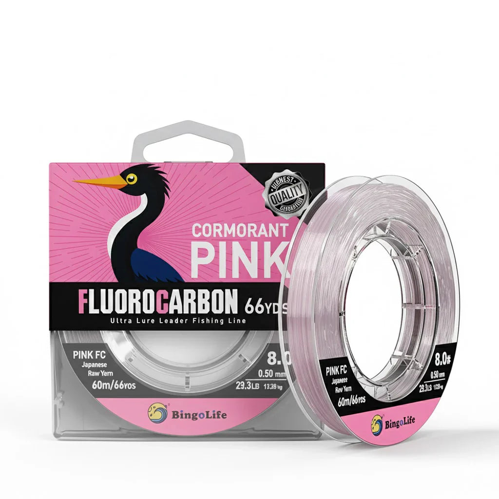 Fluorocarbon, 100m - pink